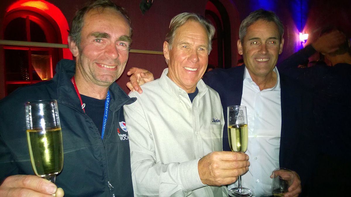 Americas Cup 2016 - in good company with Russell Coutts